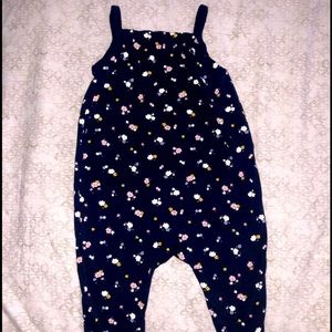 H&M 9-12months floral jumpsuit